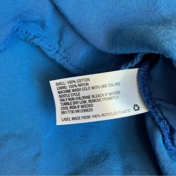 Knox Rose Pleated Midi Sundress in Blue and Orange - Picture 14 of 16